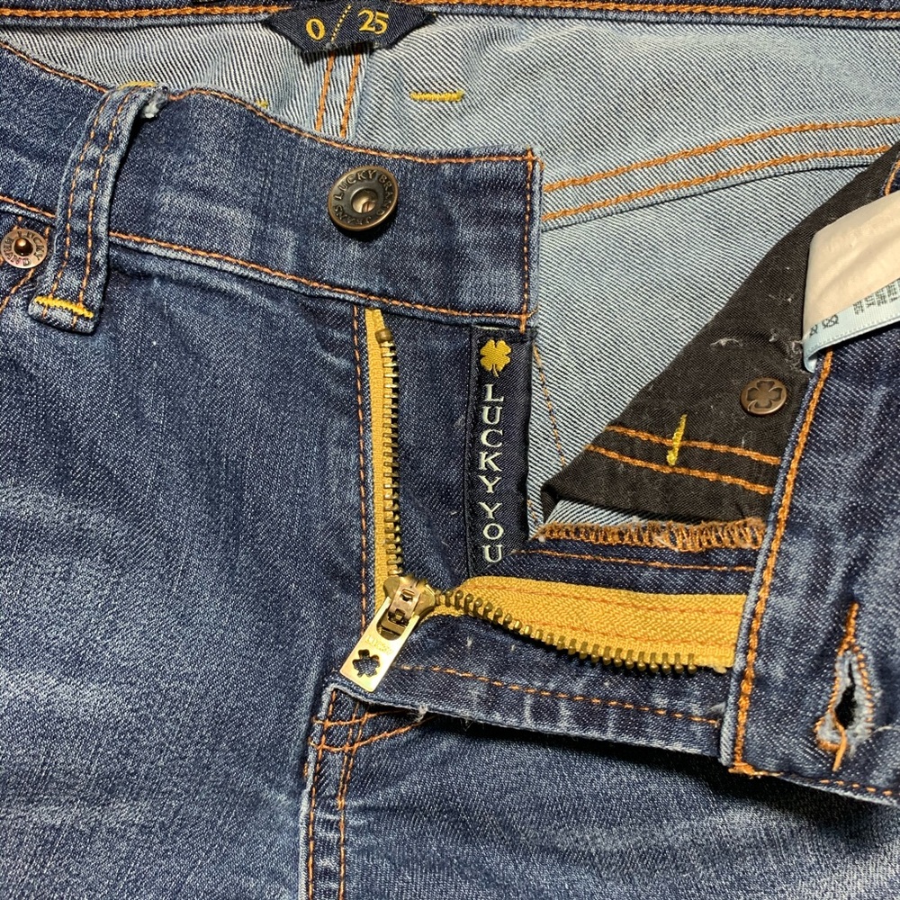 Lucky Brand Sweet N’ Flare Dark Wash Jeans 0 / 25 - Picture 6 of 11